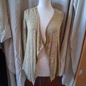 Volcom Wrap Cardigan Size S Open Front Lightweight Light Green